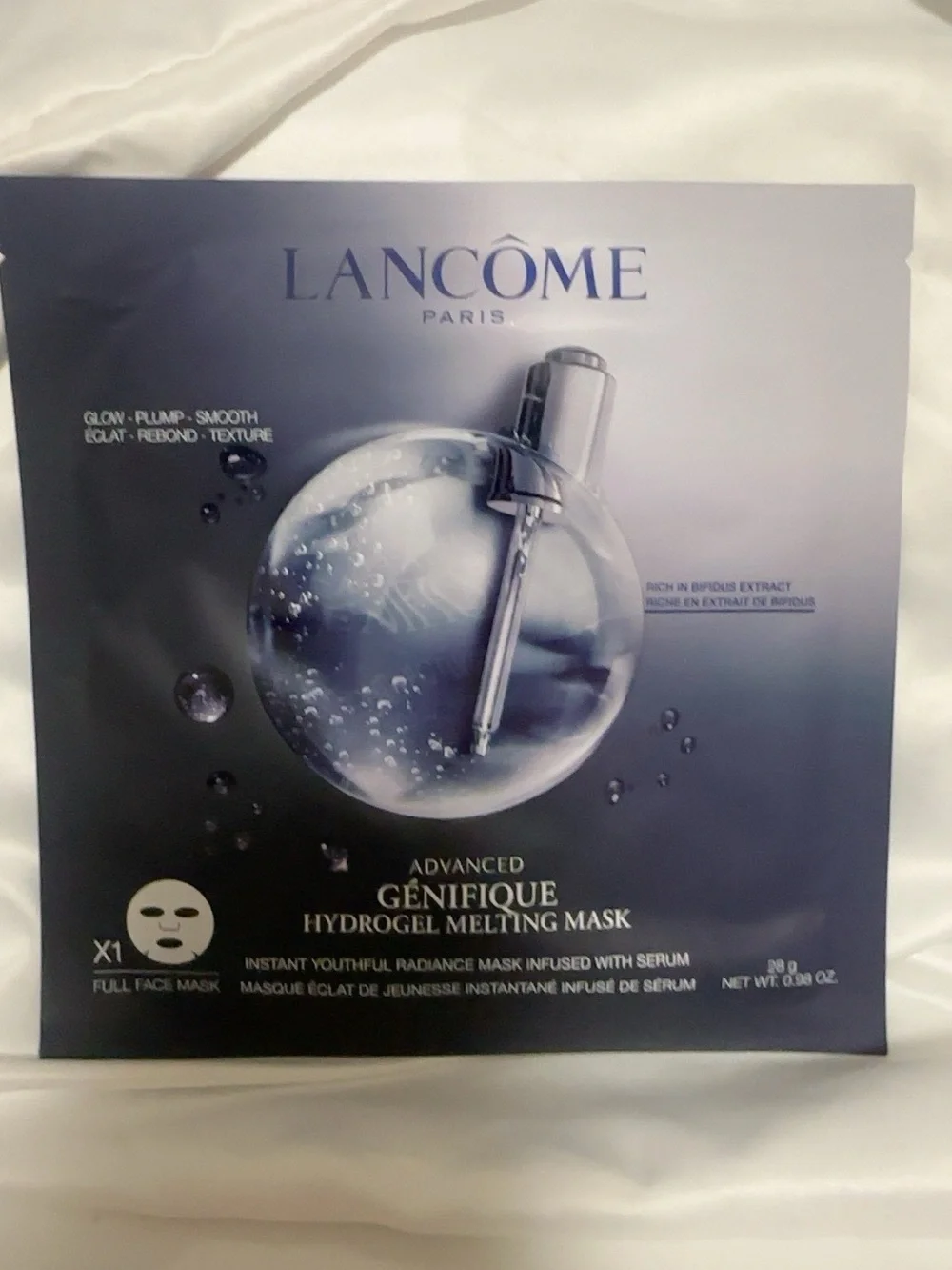 NEW Lancôme Advanced Génifique Hydrogel Melting Sheet Mask 28g
